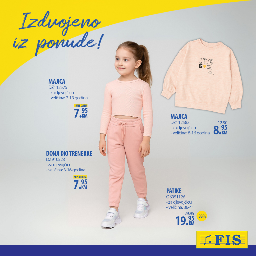 Fis akcija ŠKOLA – sniženje do 15.9.2025.