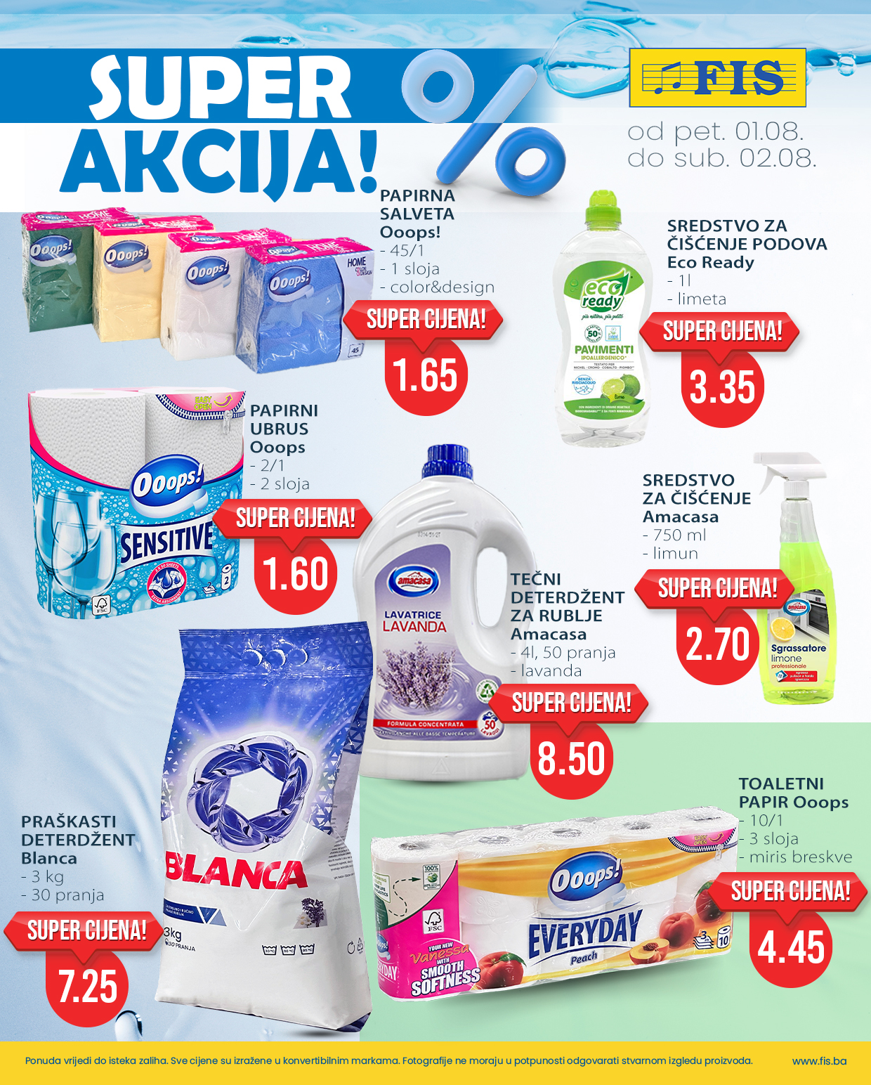 Fis vikend akcija 1-2.8.2025.