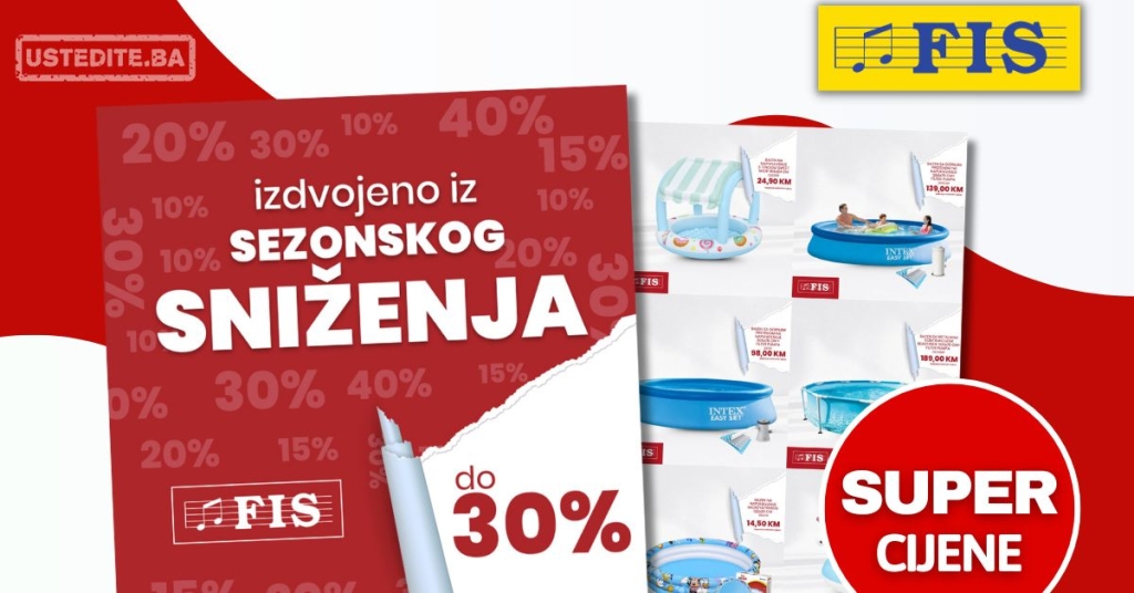 Fis akcija BAZENI – avgust 2025.