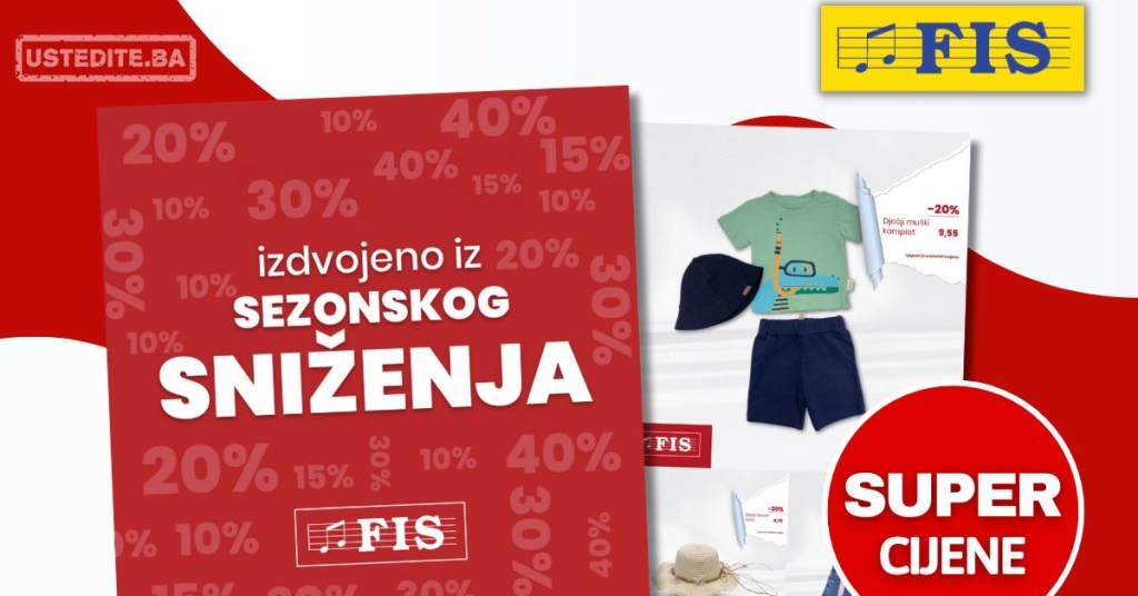 Fis SEZONSKO SNIŽENJE – avgust 2025.
