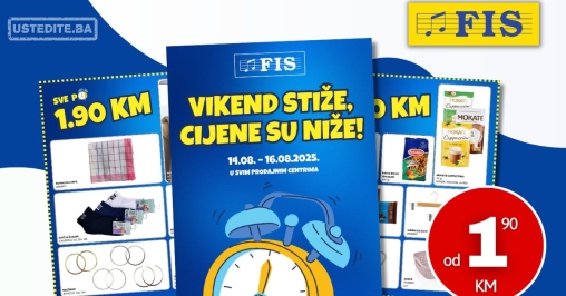 Fis vikend akcija 14-16.8.2025.