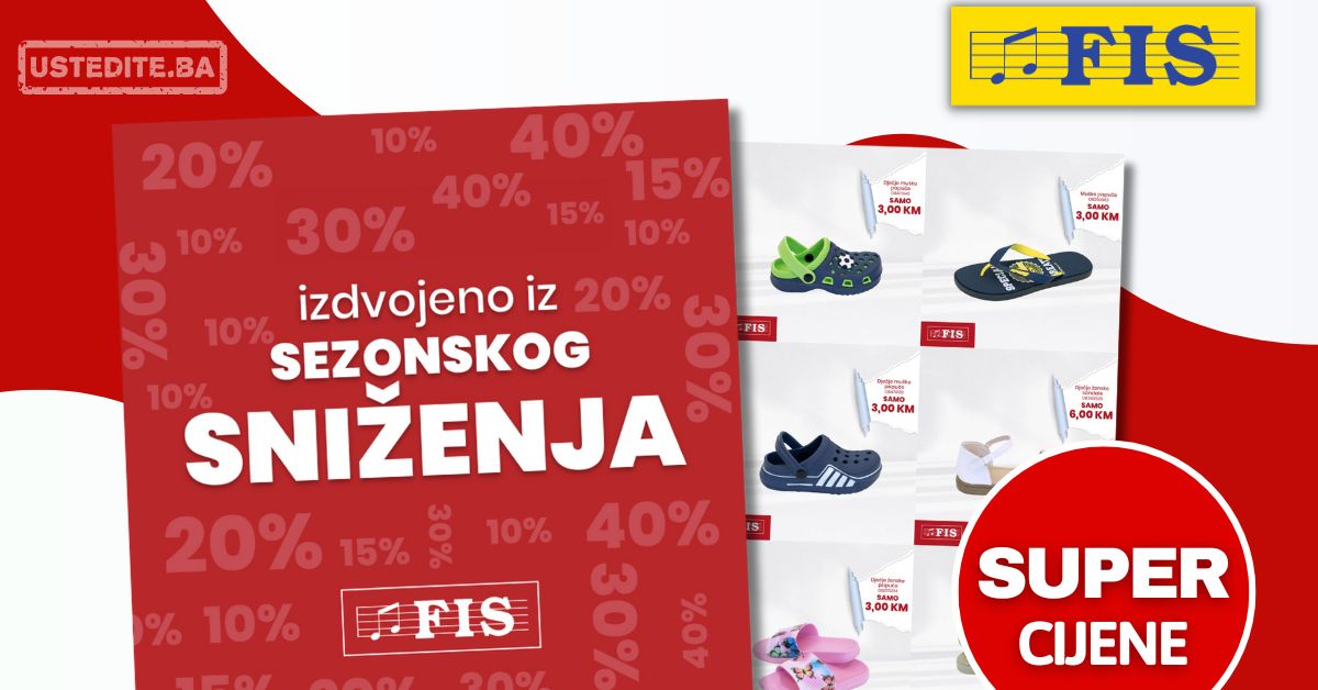 Fis SNIŽENJE – avgust 2025.
