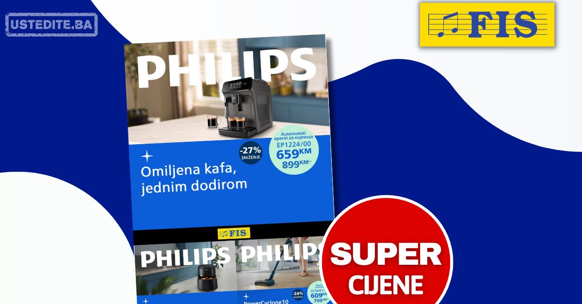 Fis akcija PHILIPS – sniženje do 31.8.2025.
