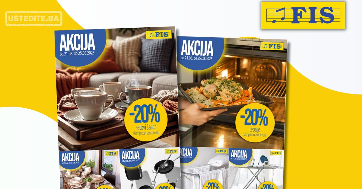Fis akcija POSUĐE 21-25.8.2025.