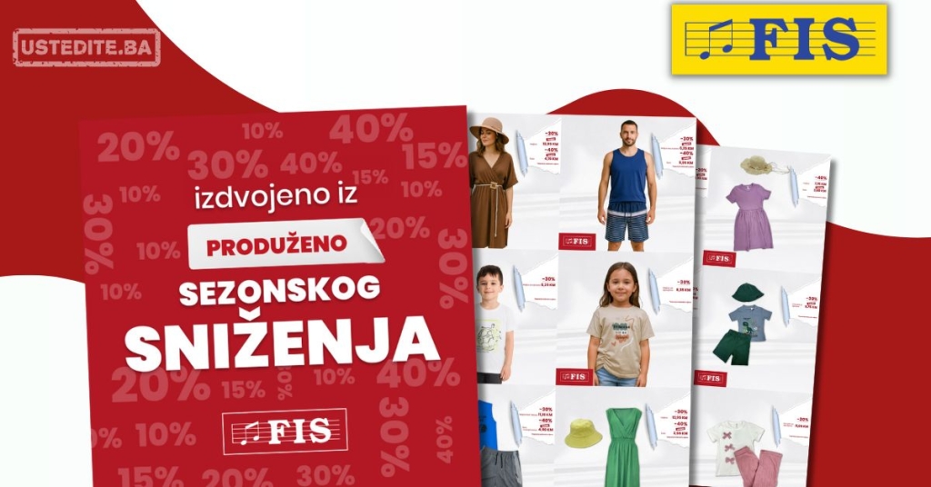 Fis TOP SNIŽENJE avgust 2025.