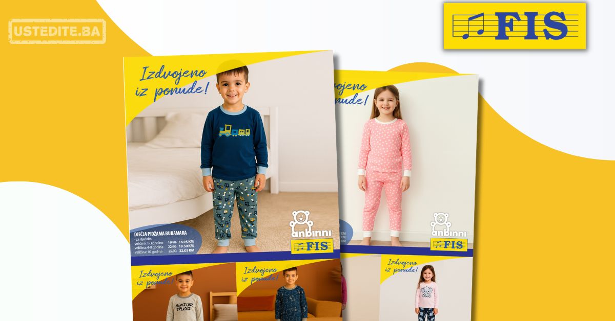 Fis akcija PIDŽAME– sniženje do 15.9.2025.
