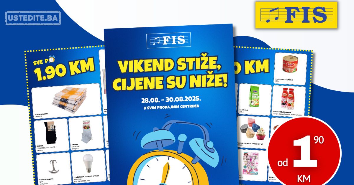 Fis vikend akcija 28-30.8.2025.
