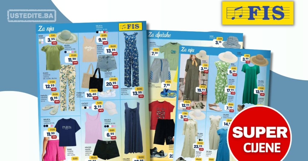 Fis katalog ODJEĆA I OBUĆA 29.7-18.8.2025.