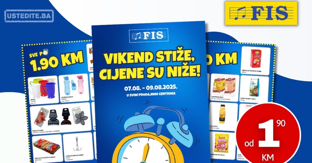 Fis vikend akcija 7-9.8.2025.
