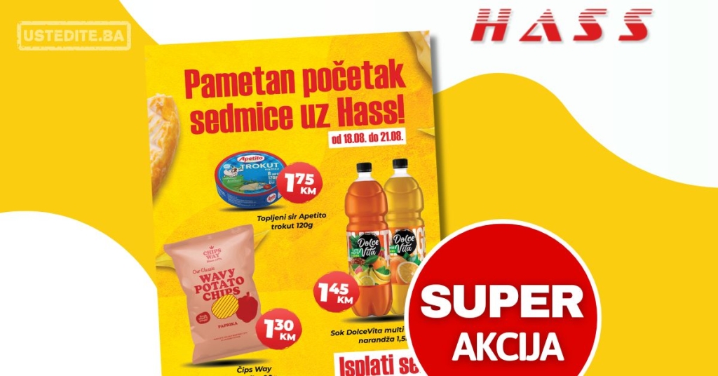 Has komerc SEDMIČNA AKCIJA 18-21.8.2025.