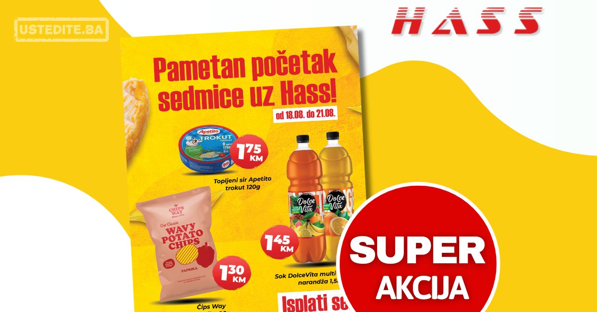 Has komerc SEDMIČNA AKCIJA 18-21.8.2025.