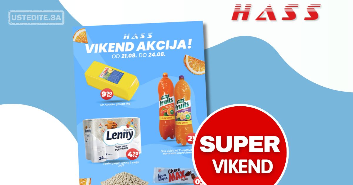 Has komerc vikend akcija 21-24.8.2025.