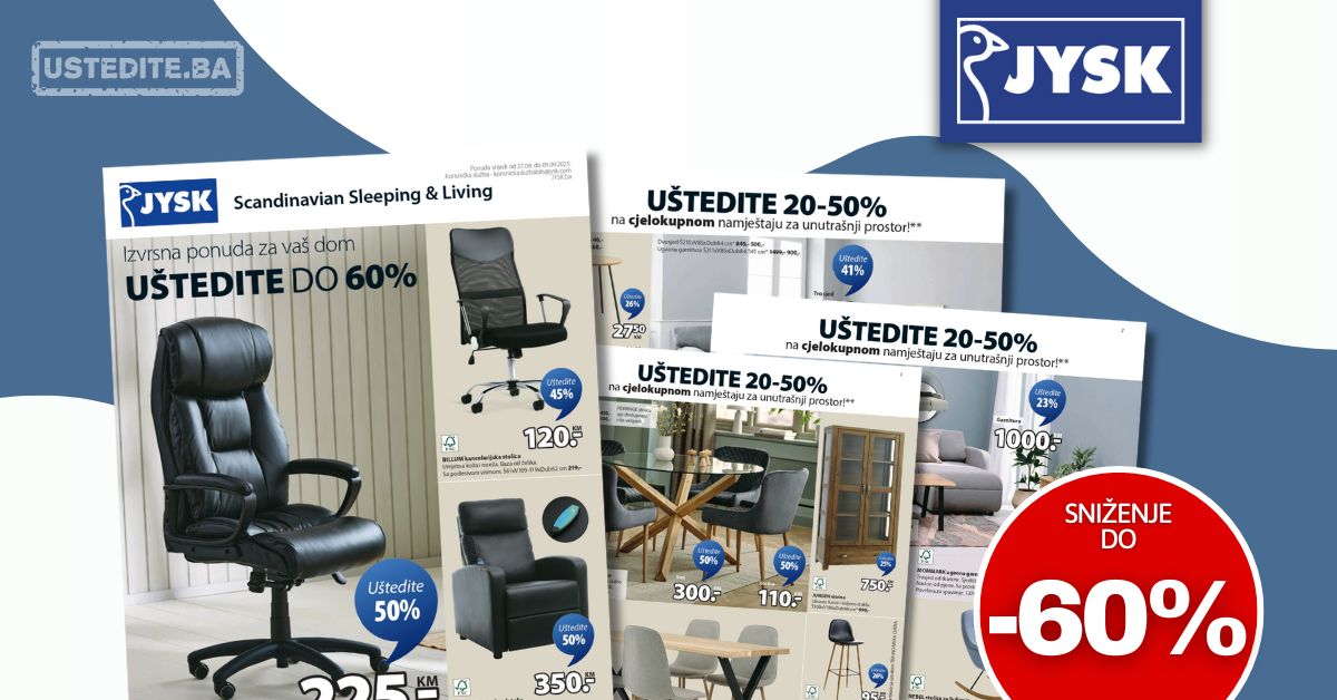 Jysk katalog 27.8-9.9.2025.