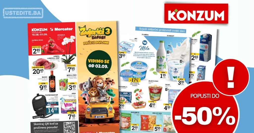 Konzum katalog 19.8-1.9.2025.