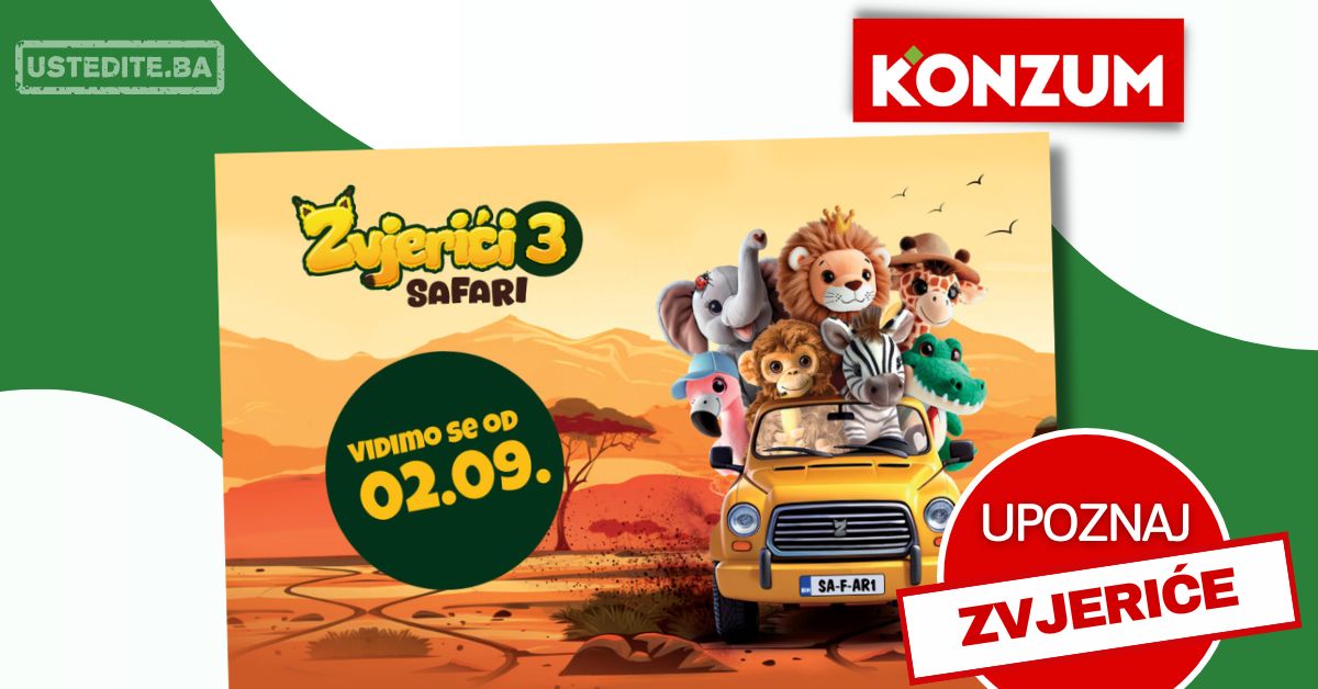 Konzum ZVJERICI 3