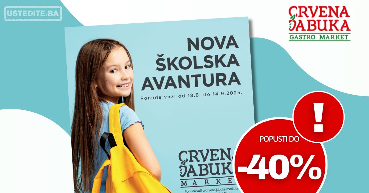 Crvena jabuka katalog ŠKOLA 18.8-14.9.2025.