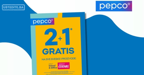 Pepco 2+1 GRATIS 21.8-3.9.2025.