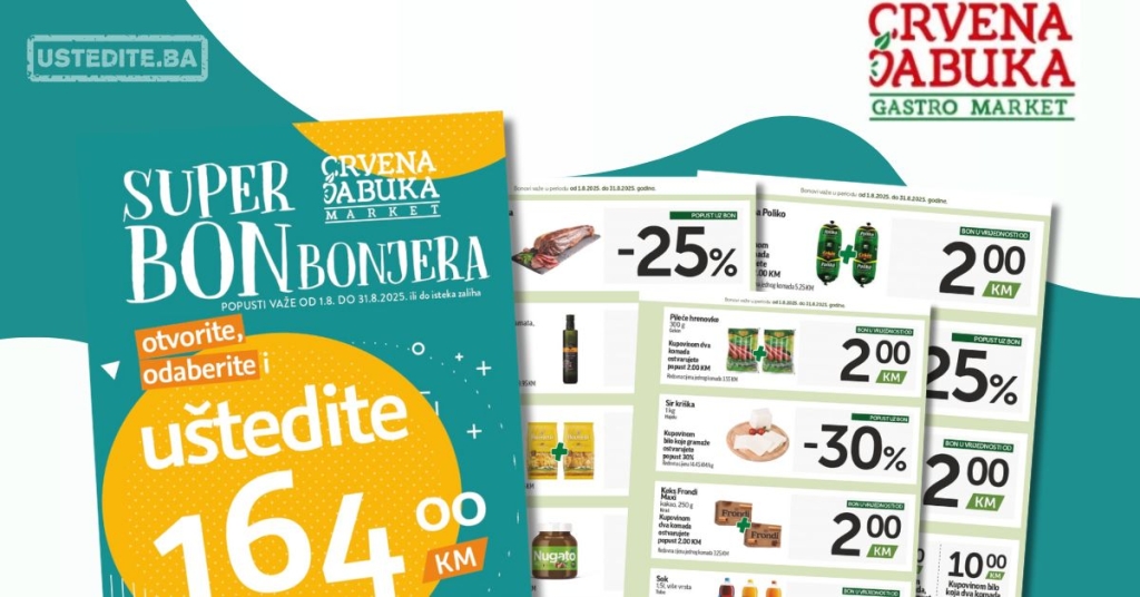 Crvena Jabuka katalog SUPER BONBONJERA 1-31.8.2025.