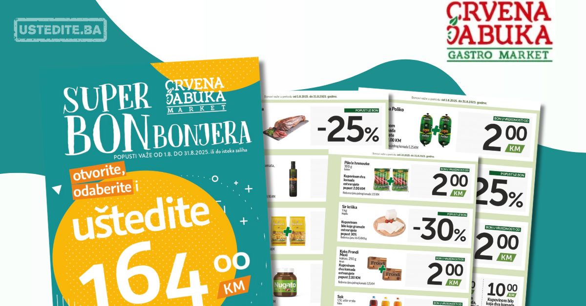 Crvena Jabuka katalog SUPER BONBONJERA 1-31.8.2025.