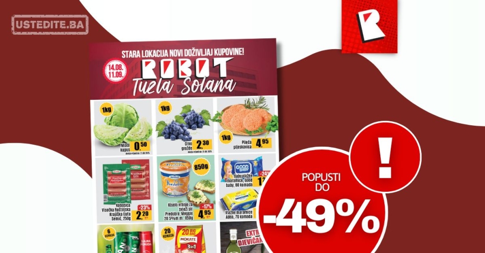 Robot akcija TUZLA/SOLANA 14.8-11.9.2025.