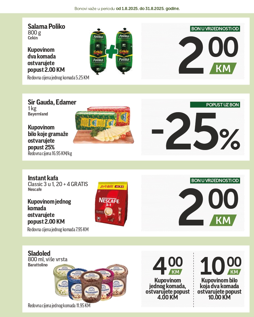 Crvena Jabuka katalog SUPER BONBONJERA 1-31.8.2025.