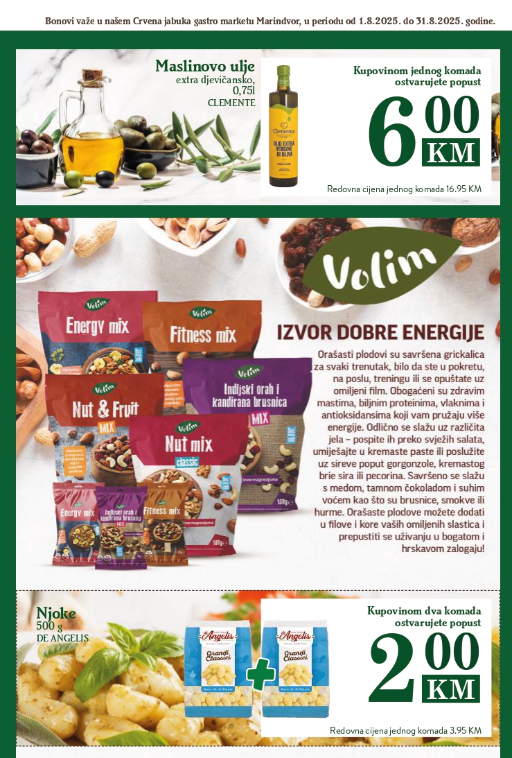 Crvena jabuka GASTRO MARKET 1-31.8.2025.