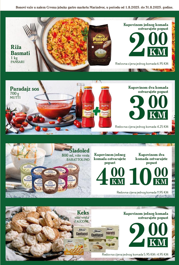 Crvena jabuka GASTRO MARKET 1-31.8.2025.