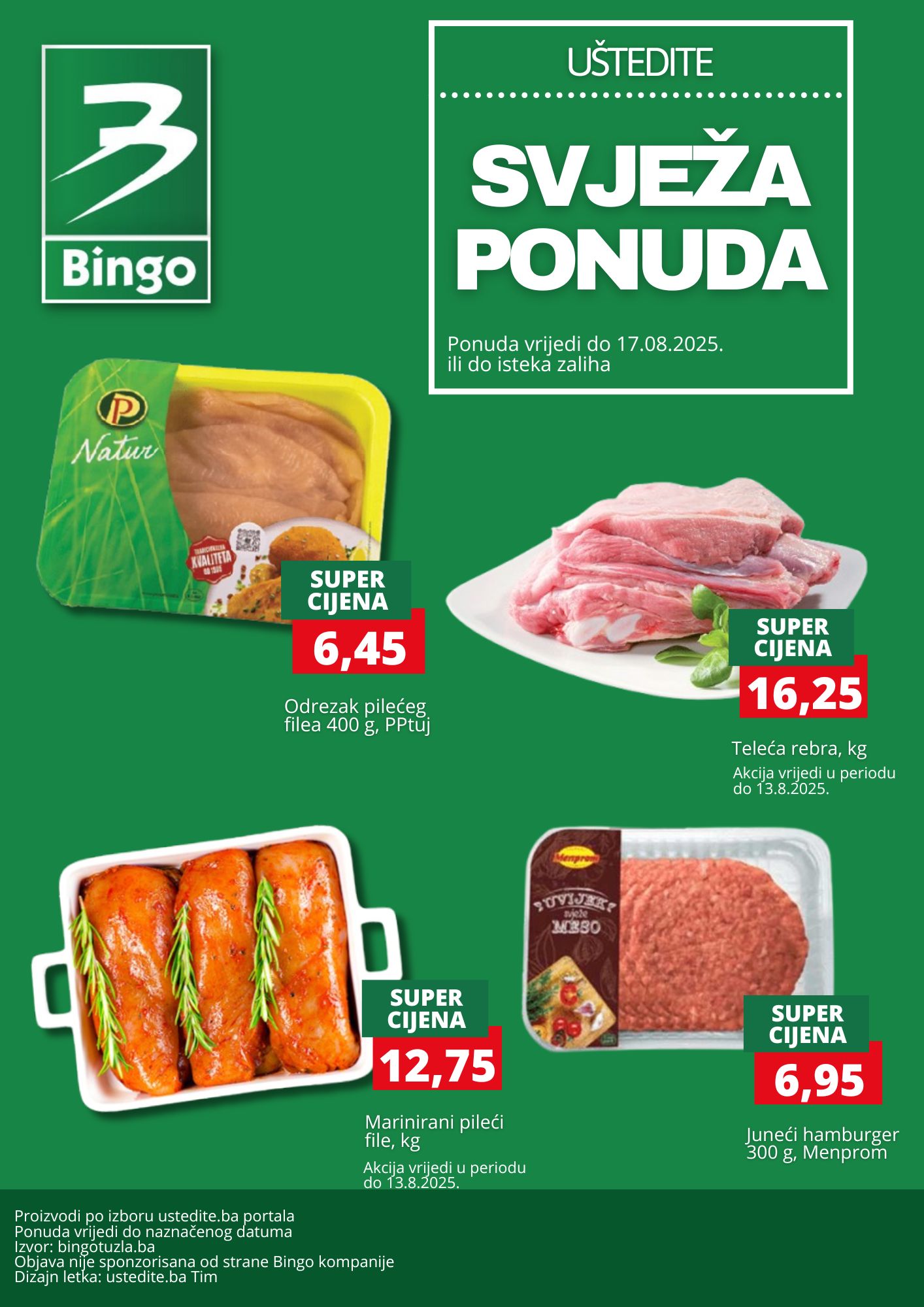 Bingo akcija SVJEŽA PONUDA 