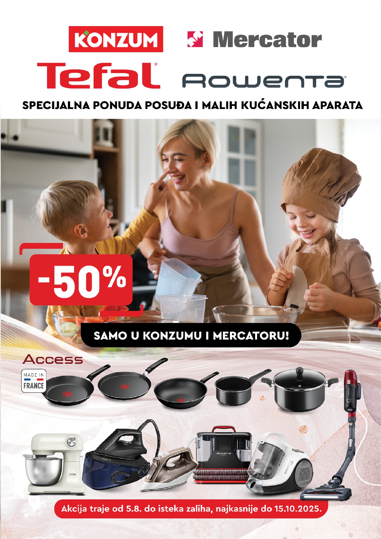 Konzum katalog TEFAL & ROWENTA 5.8-15.10.2025.