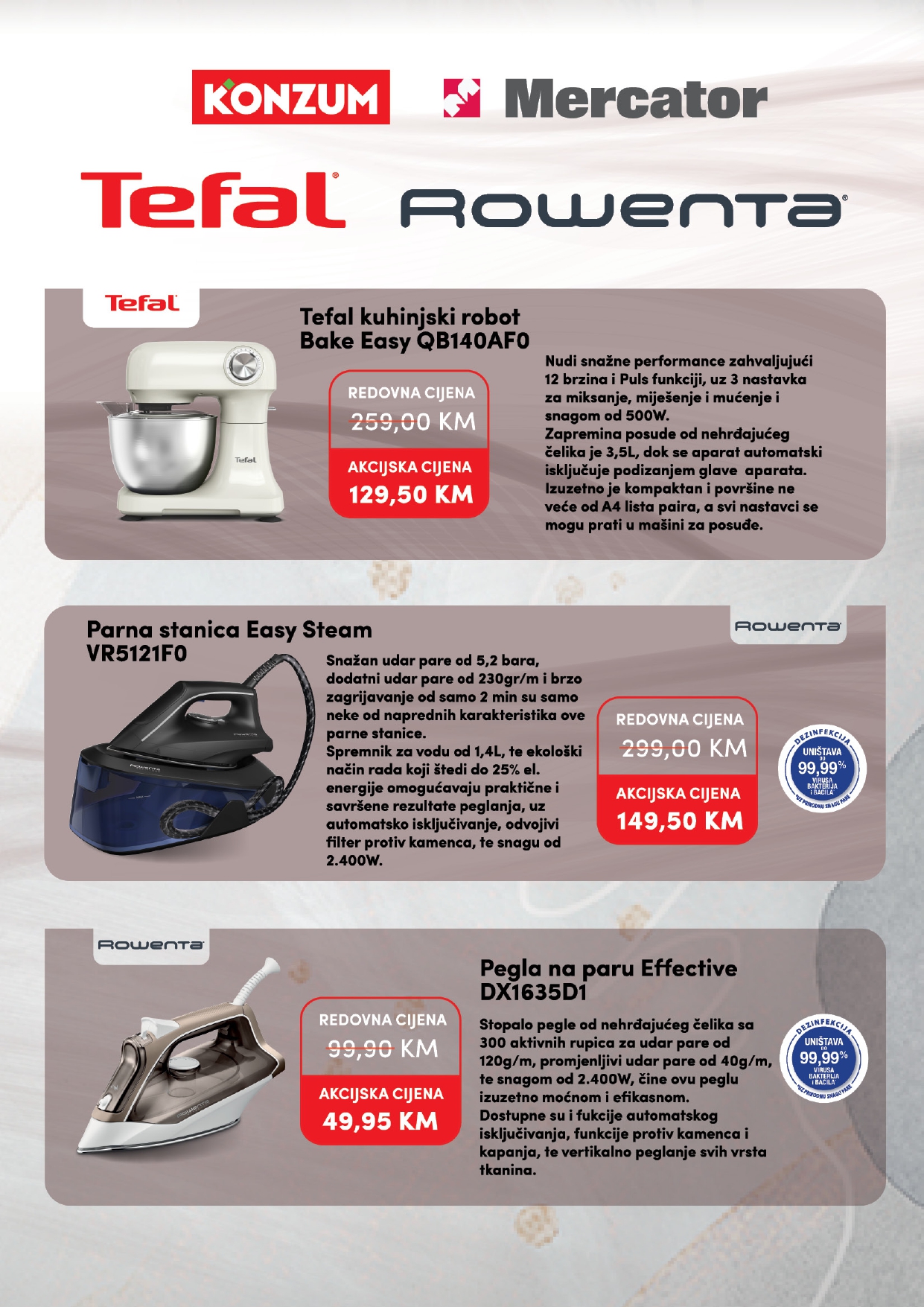Konzum katalog TEFAL & ROWENTA 5.8-15.10.2025.