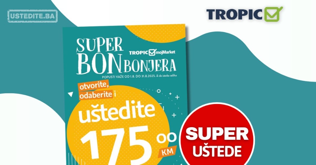 Tropic katalog SUPER BONBONJERA 1-31.8.2025.