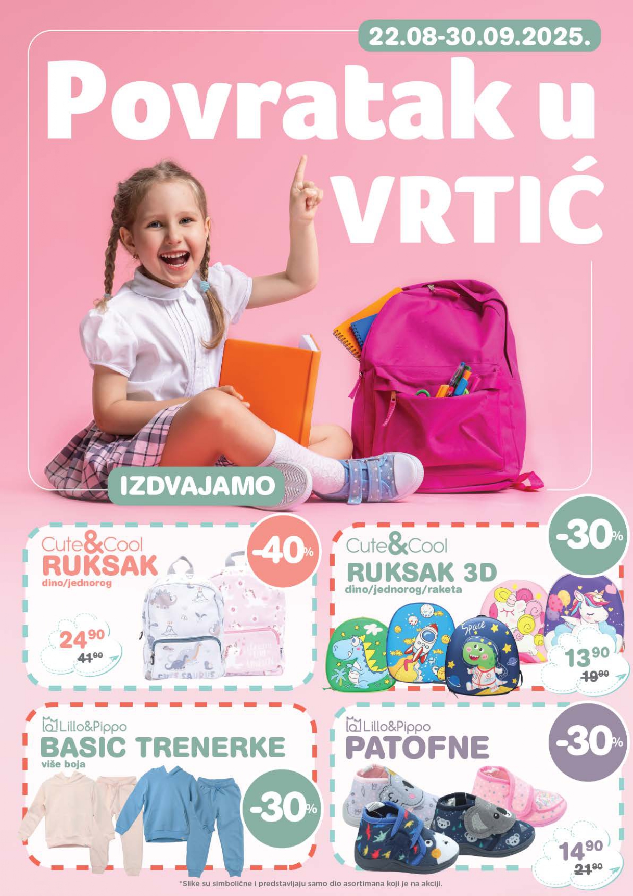 Aksa akcija POVRATAK U VRTIĆ 22.8-30.9.2025.
