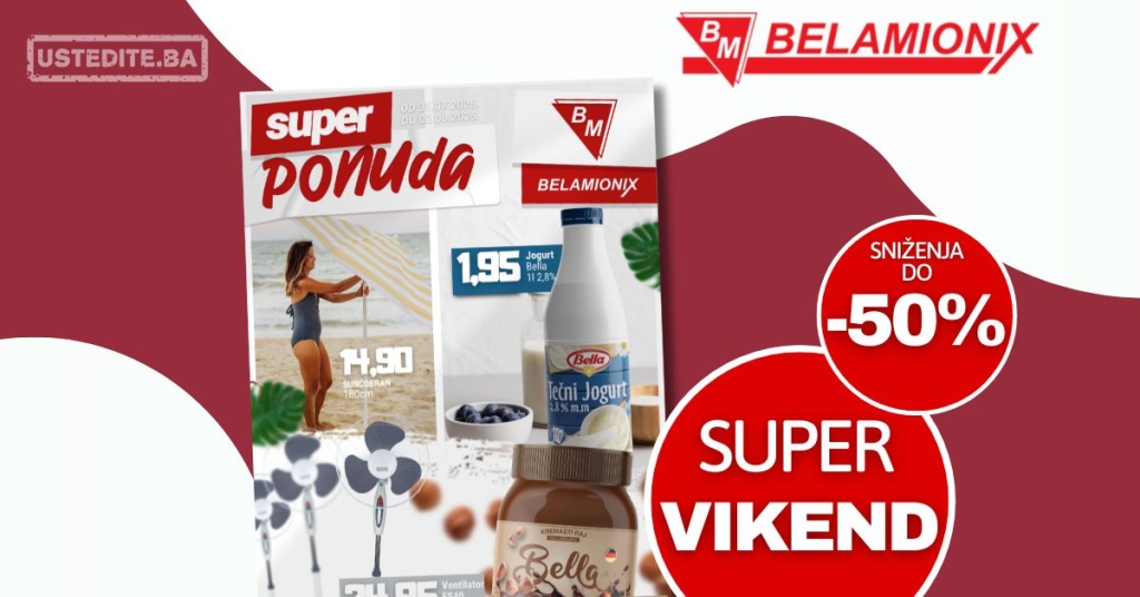 Belamionix vikend akcija 31.7-2.8.2025.
