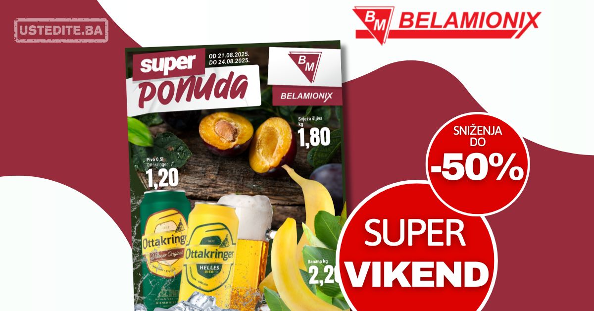 Belamionix vikend akcija 21-24.8.2025.