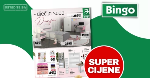 Bingo DJEČIJA SOBA 15.7-21.8.2025.