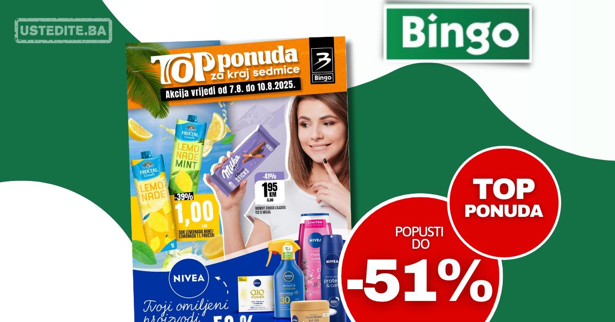Bingo vikend akcija 7-10.8.2024.