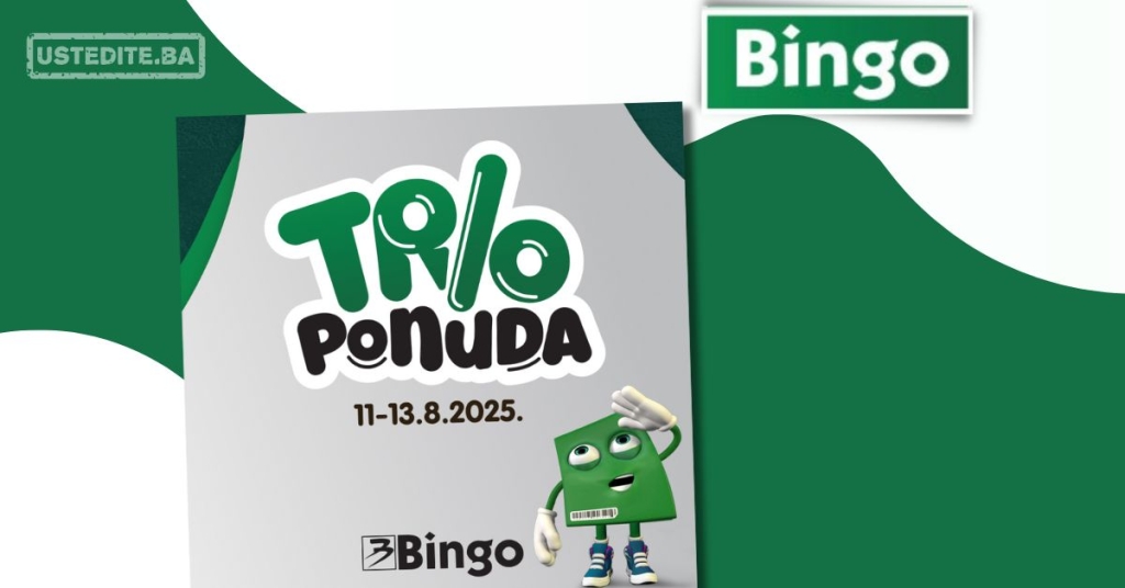 Bingo akcija TRIO PONUDA 11-13.8.2025.