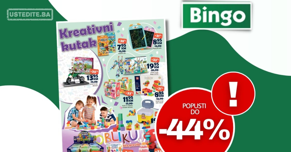 Bingo KREATIVNI KUTAK 12.7-17.8.2025.