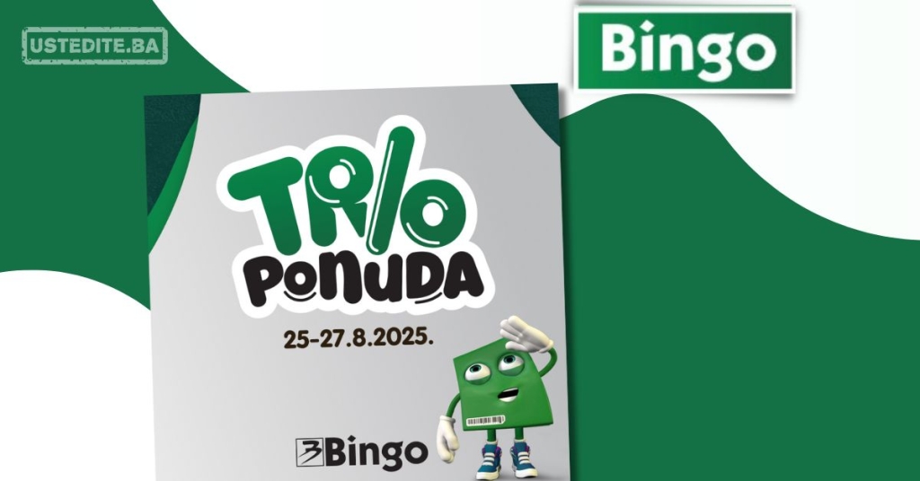 Bingo akcija TRIO PONUDA 25-27.8.2025.