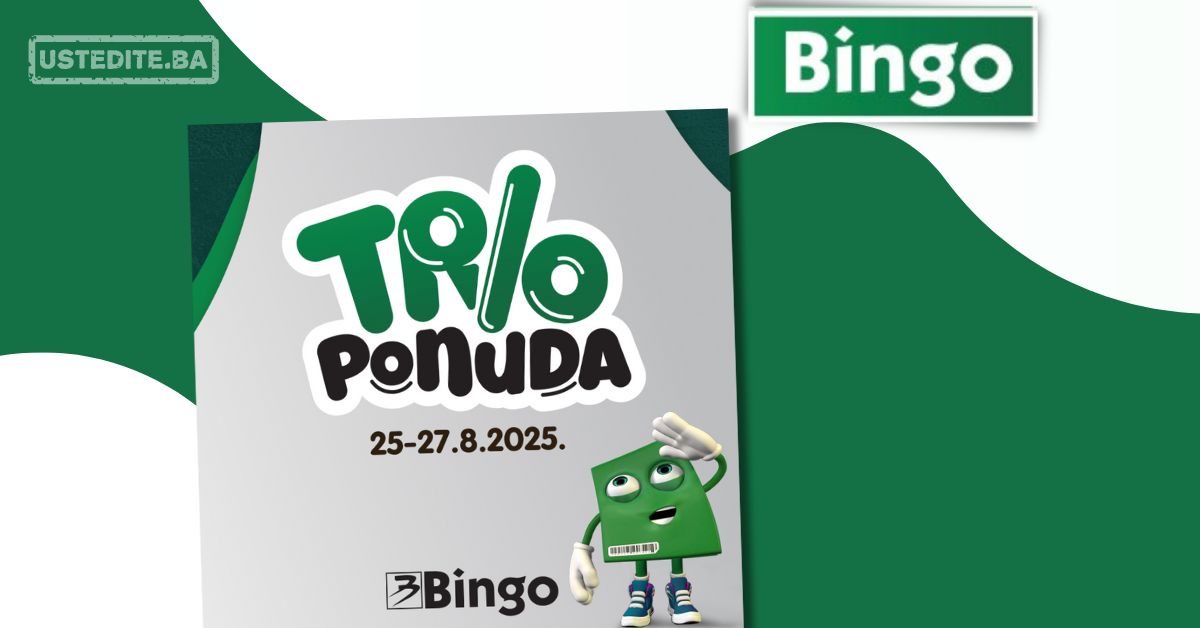 Bingo akcija TRIO PONUDA 25-27.8.2025.