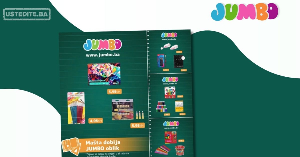 Jumbo akcija ŠKOLA avgust 2025.