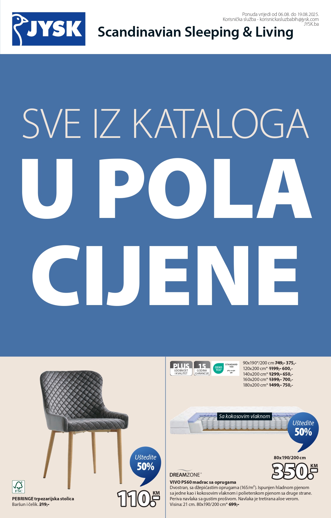 Jysk katalog 6-19.8.2025.