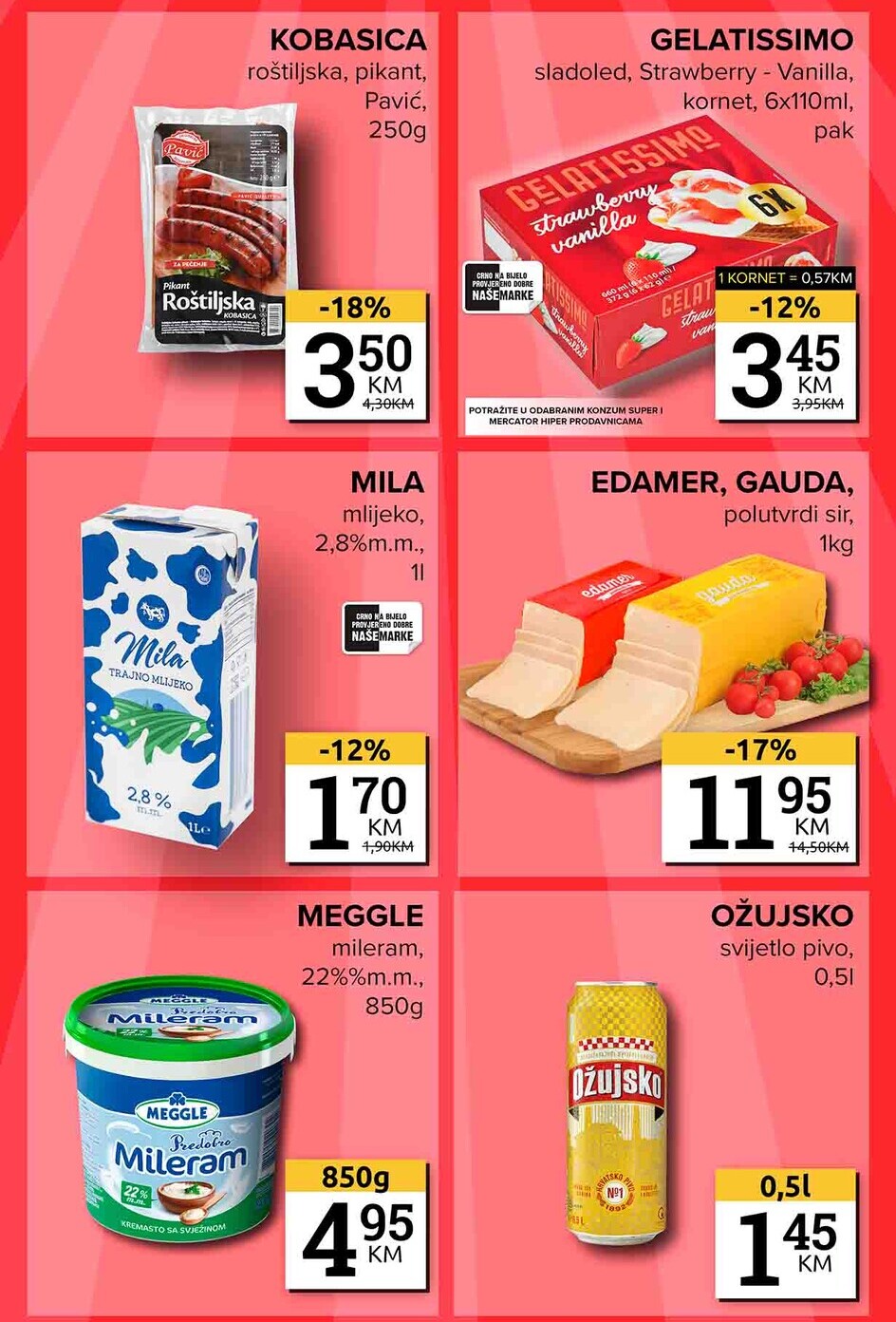 Konzum vikend akcija 14-18.8.2025. 
