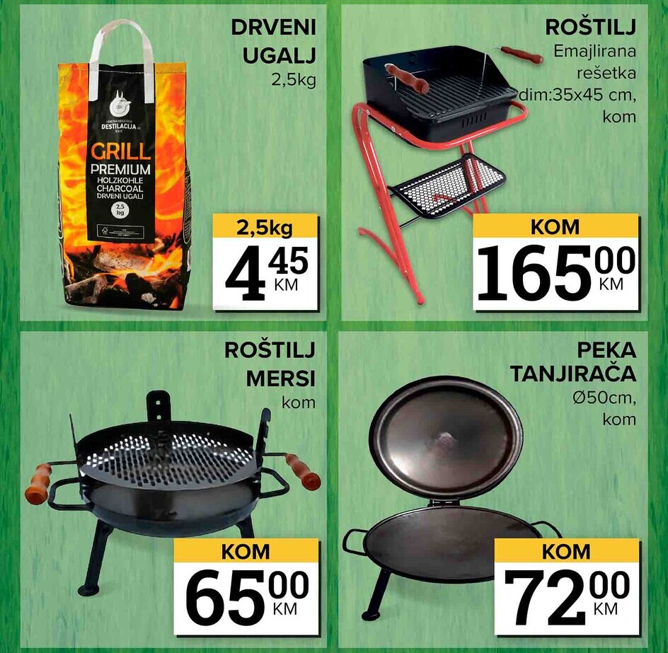 Konzum akcija SVE ZA ROŠTILJ 15-21.8.2025.