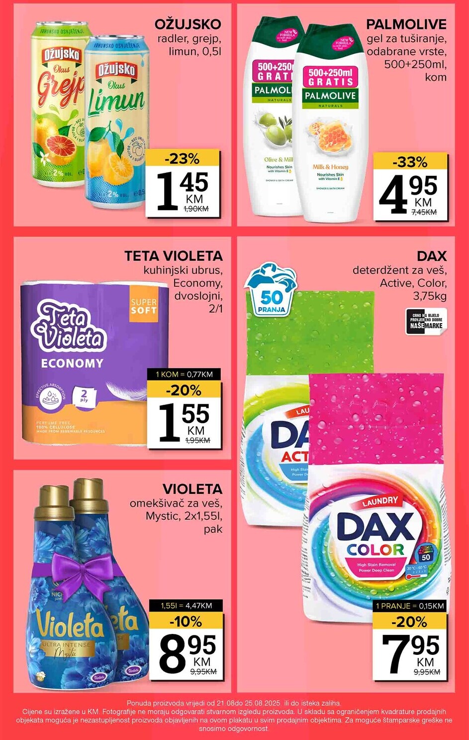 Konzum vikend akcija 21-25.8.2025.