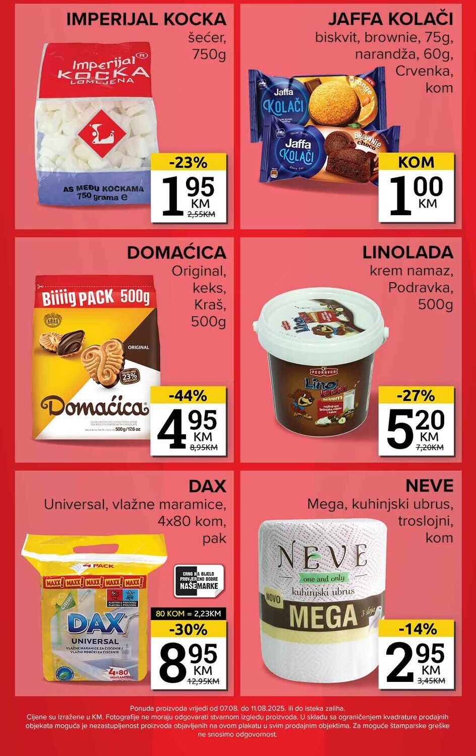 Konzum vikend akcija 7-11.8.2025.
