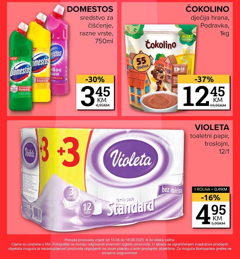 Konzum vikend akcija 14-18.8.2025. 