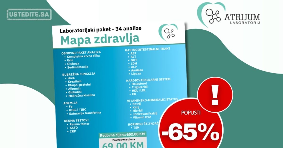 atrijum laboratorijske usluge