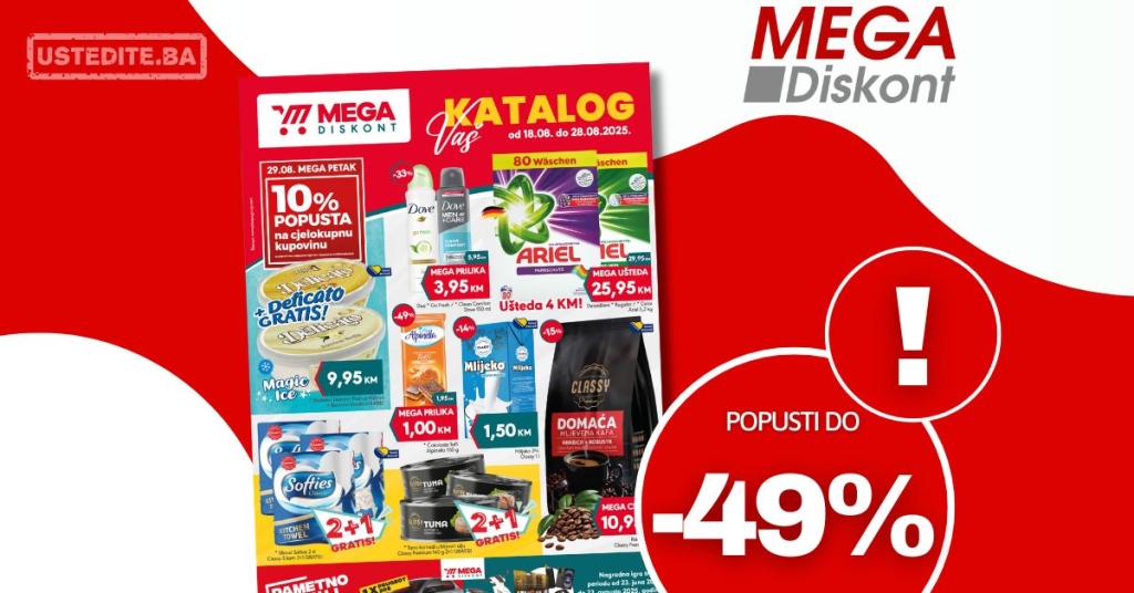 Mega Diskont katalog 18-28.8.2025.