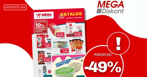 Mega Diskont katalog 1-14.9.2025.
